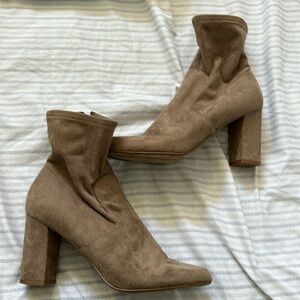 Suede heeled ankle boots Steve Madden